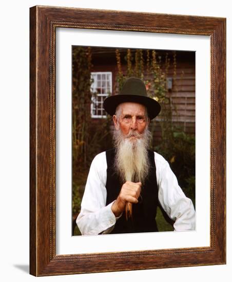 Elerly Man in the Berkshires-Alfred Eisenstaedt-Framed Photographic Print