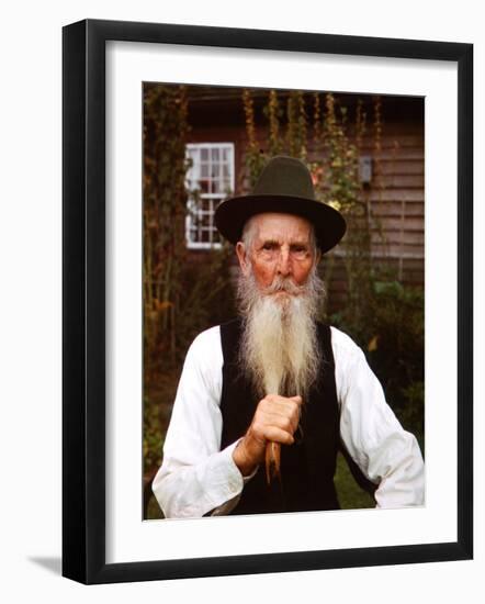 Elerly Man in the Berkshires-Alfred Eisenstaedt-Framed Photographic Print