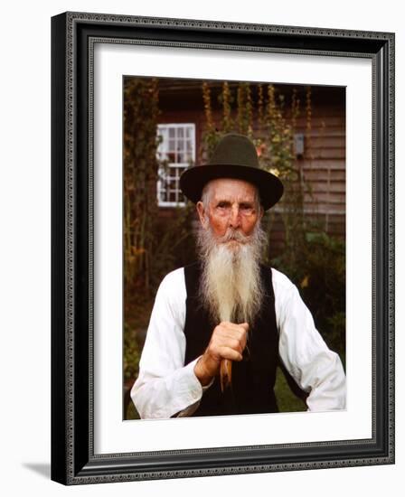 Elerly Man in the Berkshires-Alfred Eisenstaedt-Framed Photographic Print