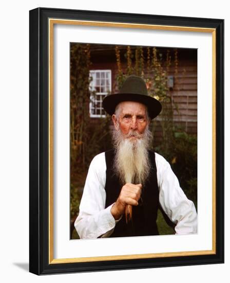 Elerly Man in the Berkshires-Alfred Eisenstaedt-Framed Photographic Print