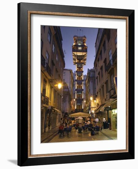 Elevador Do Carmo, Baixa, Lisbon, Portugal-Demetrio Carrasco-Framed Photographic Print