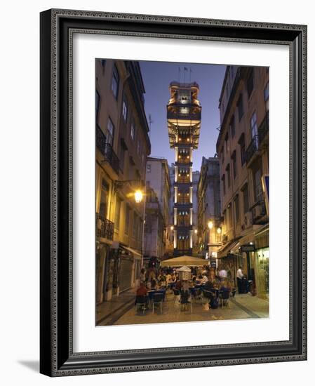Elevador Do Carmo, Baixa, Lisbon, Portugal-Demetrio Carrasco-Framed Photographic Print