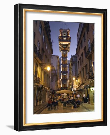 Elevador Do Carmo, Baixa, Lisbon, Portugal-Demetrio Carrasco-Framed Photographic Print