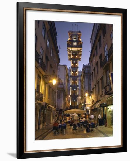 Elevador Do Carmo, Baixa, Lisbon, Portugal-Demetrio Carrasco-Framed Photographic Print