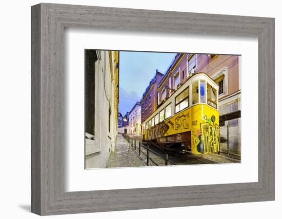 Elevador Do Lavra, Lisbon, Portugal-Axel Schmies-Framed Photographic Print