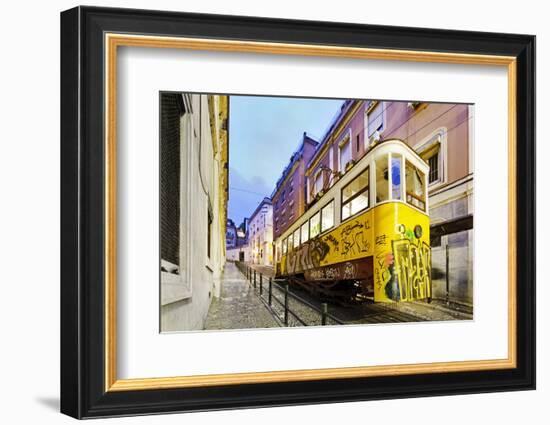 Elevador Do Lavra, Lisbon, Portugal-Axel Schmies-Framed Photographic Print