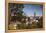 Elevated Skyline with Old Courthouse, Sioux Falls, South Dakota, USA-Walter Bibikow-Framed Premier Image Canvas