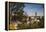 Elevated Skyline with Old Courthouse, Sioux Falls, South Dakota, USA-Walter Bibikow-Framed Premier Image Canvas