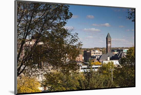 Elevated Skyline with Old Courthouse, Sioux Falls, South Dakota, USA-Walter Bibikow-Mounted Photographic Print