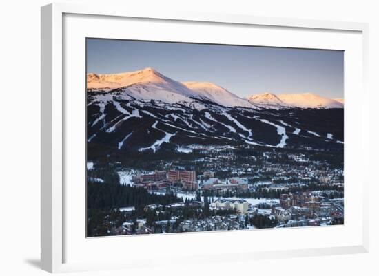 Elevated Town View from Mount Baldy, Breckenridge, Colorado, USA-Walter Bibikow-Framed Photographic Print