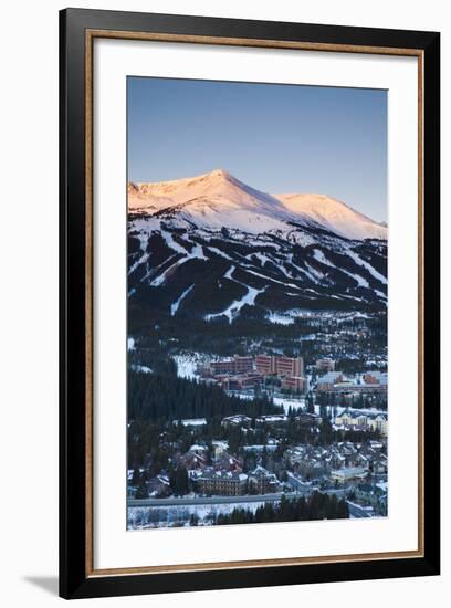 Elevated Town View from Mount Baldy, Breckenridge, Colorado, USA-Walter Bibikow-Framed Photographic Print