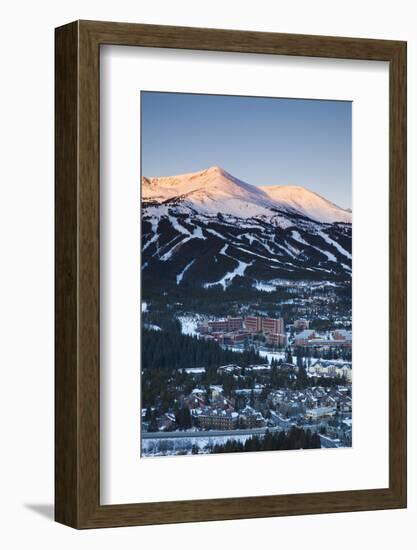 Elevated Town View from Mount Baldy, Breckenridge, Colorado, USA-Walter Bibikow-Framed Photographic Print