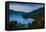 Elevated view of Admiralty Bay, Port Elizabeth, Bequia, Saint Vincent And The Grenadines-null-Framed Premier Image Canvas