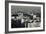 Elevated view of city and Zahran Street from the Fourth Circle at dusk, Amman, Jordan-null-Framed Photographic Print