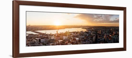 Elevated View of Cityscape from the Galata Tower, Beyoglu, Istanbul, Turkey-null-Framed Photographic Print