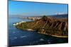 Elevated view of Diamond Head Lighthouse, Diamond Head, Honolulu, Hawaii, USA-null-Mounted Photographic Print