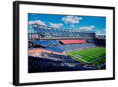 Elevated View Of Gillette Stadium Home Of Super Bowl Champs New England Patriots Nfl Team Bo Photographic Print Art Com