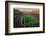 Elevated view of Gillette Stadium, home of Super Bowl champs, New England Patriots, NFL Team pla...-null-Framed Photographic Print