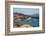 Elevated view of harbour and Palau town, Palau, Sardinia, Italy, Mediterranean, Europe-Frank Fell-Framed Photographic Print