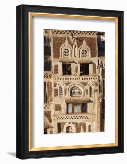 Elevated View of House Architecture-Bruno Morandi-Framed Photographic Print