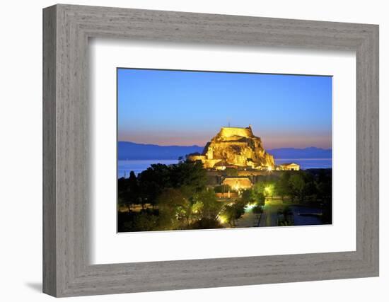 Elevated View of Old Fortress and Maitland Rotunda, Greek Islands-Neil Farrin-Framed Photographic Print