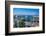 Elevated view of ships in Kos Harbour, Kos Town, Kos, Dodecanese, Greek Islands, Greece, Europe-Frank Fell-Framed Photographic Print