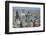 Elevated View of Skyscrapers in the City of London's Financial District, London, England, UK-Amanda Hall-Framed Photographic Print