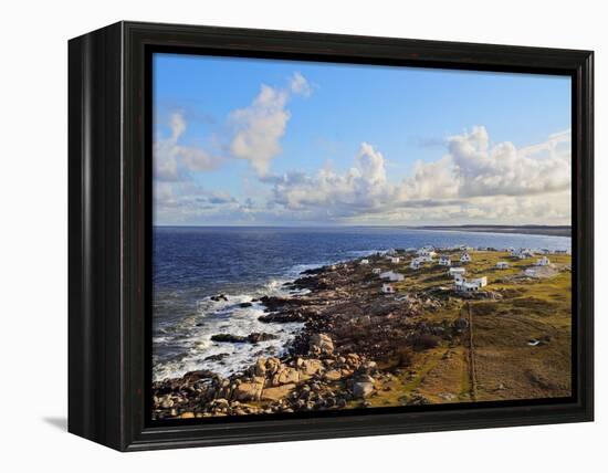 Elevated view of the Cabo Polonio, Rocha Department, Uruguay, South America-Karol Kozlowski-Framed Premier Image Canvas