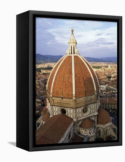 Elevated View of the Duomo, Florence, Unesco World Heritage Site, Tuscany, Italy-James Emmerson-Framed Premier Image Canvas