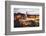 Elevated View of the Koutoubia Mosque at Dusk from Djemaa El-Fna-Gavin Hellier-Framed Photographic Print