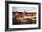 Elevated View of the Koutoubia Mosque at Dusk from Djemaa El-Fna-Gavin Hellier-Framed Photographic Print