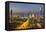 Elevated View of the Modern City Skyline and Central Business District-Gavin-Framed Premier Image Canvas