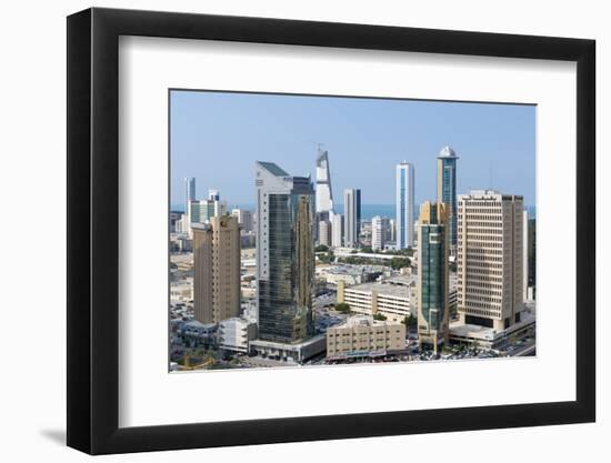 Elevated View of the Modern City Skyline and Central Business District-Gavin-Framed Photographic Print