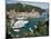 Elevated view of the Portofino, Liguria, Italy-null-Mounted Photographic Print