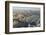 Elevated View of the River Thames Looking East Towards Canary Wharf with Tower Bridge-Amanda Hall-Framed Photographic Print