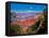 Elevated view of the rock formations in a canyon, Yavapai Point, South Rim, Grand Canyon Nationa...-null-Framed Premier Image Canvas