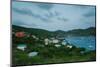 Elevated view of town from Hamilton Battery, Port Elizabeth, Bequia, Saint Vincent And The Grena...-null-Mounted Photographic Print