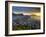 Elevated View over Alesund at Sunset, Sunnmore, More Og Romsdal, Norway-Doug Pearson-Framed Photographic Print