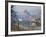 Elevated View over Biertan at Sunrise, Biertan, Nr, Sighisoara, Transylvania, Romania-Doug Pearson-Framed Photographic Print