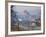 Elevated View over Biertan at Sunrise, Biertan, Nr, Sighisoara, Transylvania, Romania-Doug Pearson-Framed Photographic Print