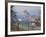 Elevated View over Biertan at Sunrise, Biertan, Nr, Sighisoara, Transylvania, Romania-Doug Pearson-Framed Photographic Print