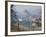 Elevated View over Biertan at Sunrise, Biertan, Nr, Sighisoara, Transylvania, Romania-Doug Pearson-Framed Photographic Print