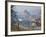 Elevated View over Biertan at Sunrise, Biertan, Nr, Sighisoara, Transylvania, Romania-Doug Pearson-Framed Photographic Print