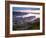 Elevated View over Central Bergen Illuminated at Sunset, Bergen, Hordaland, Norway-Doug Pearson-Framed Photographic Print