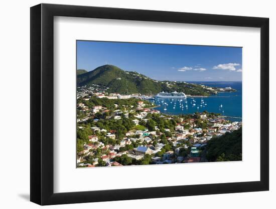 Elevated View over Charlotte Amalie-Gavin Hellier-Framed Photographic Print