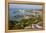 Elevated View over City and Coastline, Ocho Rios, Jamaica, West Indies, Caribbean, Central America-Doug Pearson-Framed Premier Image Canvas