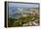 Elevated View over City and Coastline, Ocho Rios, Jamaica, West Indies, Caribbean, Central America-Doug Pearson-Framed Premier Image Canvas