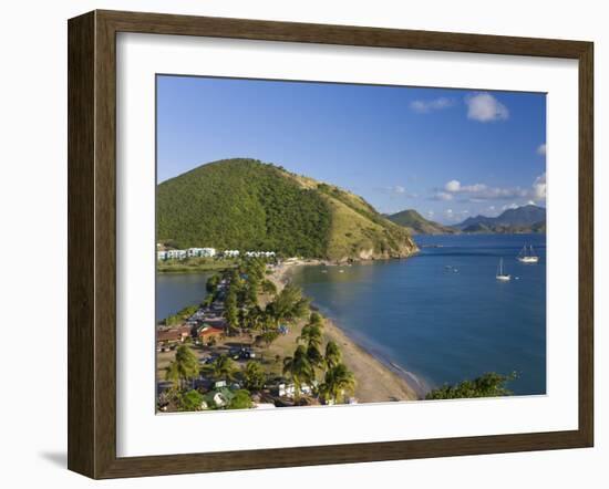 Elevated View over Frigate Bay Beach, Frigate Bay, St. Kitts, Leeward Islands, West Indies-Gavin Hellier-Framed Photographic Print