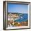 Elevated View over Hvar's Picturesque Harbour, Stari Grad (Old Town), Hvar, Dalmatia, Croatia-Doug Pearson-Framed Photographic Print