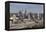 Elevated View over Interstate 85 Passing the Atlanta Skyline-Gavin Hellier-Framed Premier Image Canvas